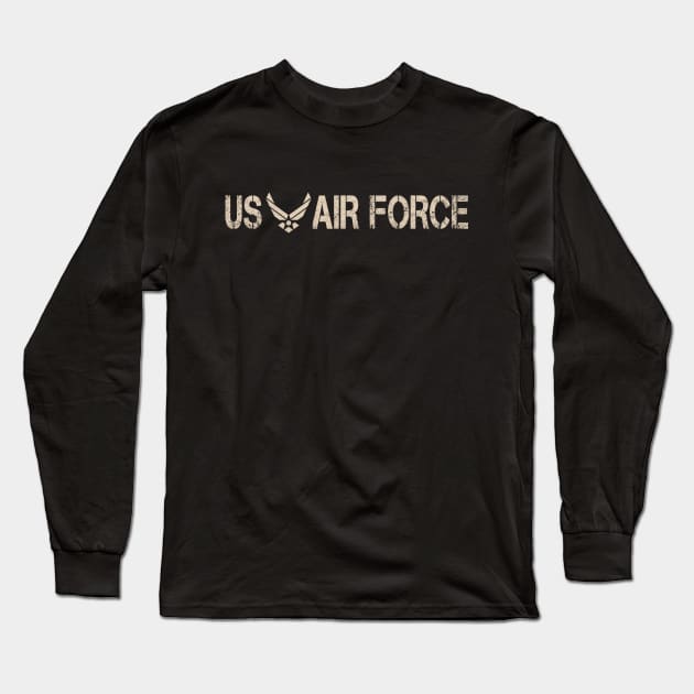 Air Force Vintage Basic Long Sleeve T-Shirt by Otis Patrick